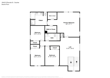 Floor plan 2 for 16442 W Remuda Dr