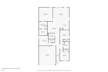 Floor plan 1 for 16465 Blossom Grove Dr