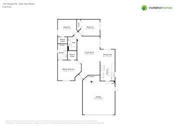 Floor plan 1 for 1647 Bresee Rd