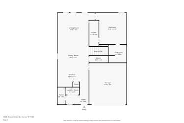 Floor plan 1 for 16488 Blossom Grove Dr