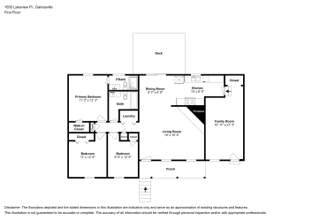 Floor plan 1 for 1650 Lakeview Pl