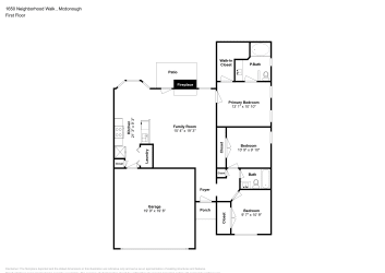 Floor plan 1 for 1650 Neighborhood Walk