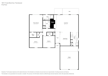 Floor plan 1 for 16511 Forest Bend Ave