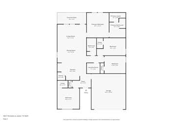 Floor plan 1 for 16517 Pembine Lane