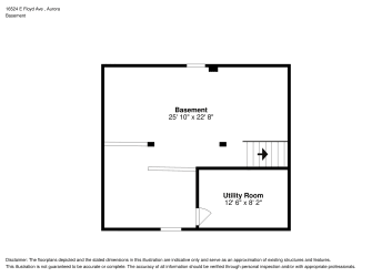 Floor plan 1 for 16524 E Floyd Ave