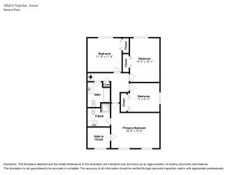 Floor plan 3 for 16524 E Floyd Ave