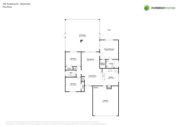 Floor plan 1 for 166 Thornbury Dr