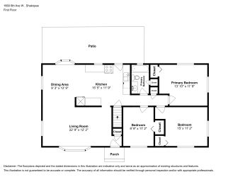 Floor plan 2 for 1660 6th Ave W