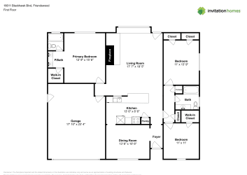Floor plan 1 for 16611 Blackhawk Blvd