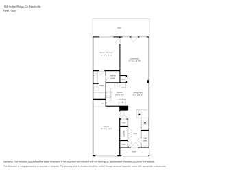 Floor plan 1 for 168 Antler Ridge Cir