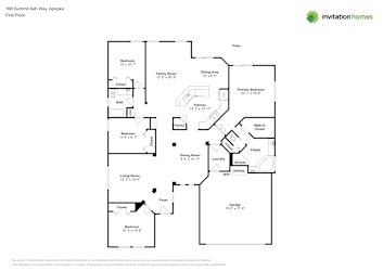 Floor plan 1 for 168 Summit Ash Way