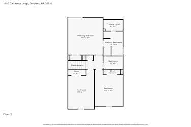 Floor plan 1 for 1680 Callaway Loop
