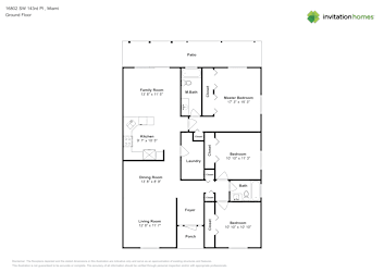 Floor plan 1 for 16802 SW 143rd Pl