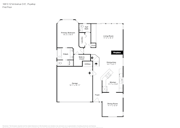 Floor plan 1 for 16813 121st Avenue Ct E