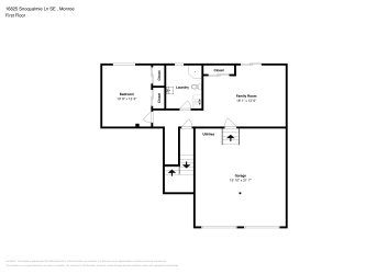 Floor plan 1 for 16825 Snoqualmie Ln SE