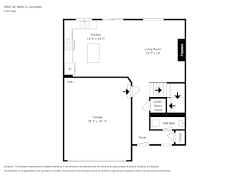 Floor plan 1 for 16829 SE 260th St