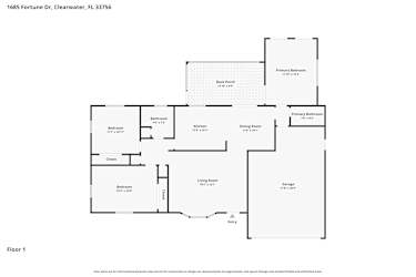 Floor plan 1 for 1685 Fortune Dr