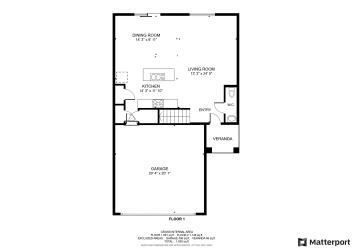 Floor plan 1 for 16914 Secret Meadow Dr