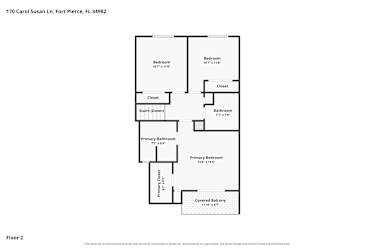 Floor plan 2 for 170 Carol Susan Ln