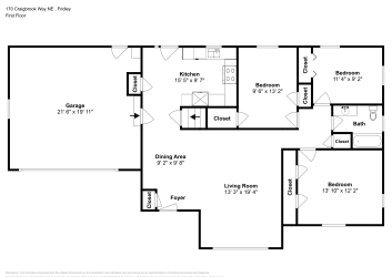 Floor plan 2 for 170 Craigbrook Way NE