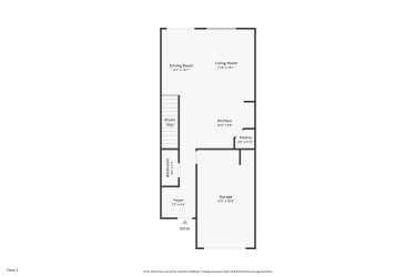 Floor plan 1 for 17043 Coral Key Dr