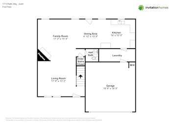 Floor plan 1 for 1713 Rialto Way