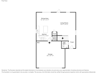 Floor plan 1 for 1716 Palo Blanco