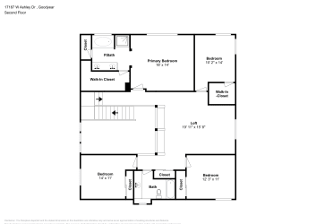 Floor plan 2 for 17187 W Ashley Dr