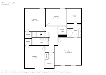 Floor plan 2 for 1719 Eastway Dr