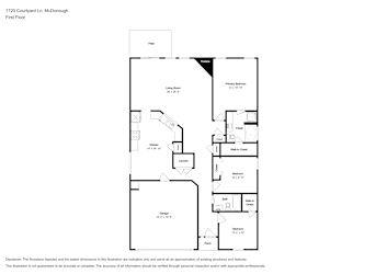 Floor plan 1 for 1720 Courtyard Ln