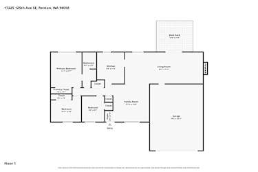 Floor plan 1 for 17225 125th Ave SE