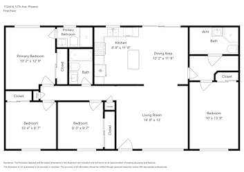 Floor plan 1 for 17244 N 13Th Ave