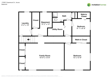 Floor plan 1 for 17258 E Greenwood Cir