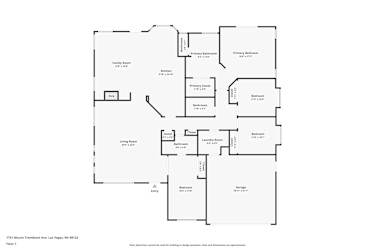 Floor plan 1 for 1731 Mount Tremblant Ave