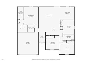 Floor plan 1 for 174 Brantley St SE