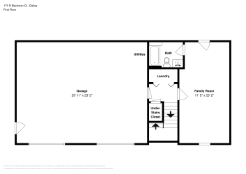Floor plan 1 for 174 N Beckman Ct