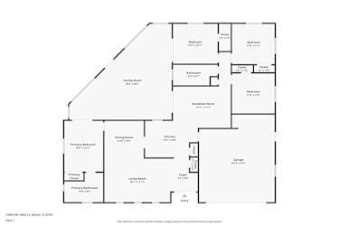 Floor plan 1 for 17404 SW 108th Ct