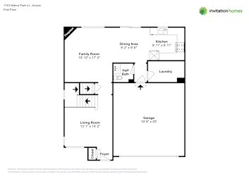 Floor plan 2 for 1743 Walnut Park Ln