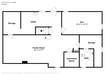 Floor plan 1 for 17477 Java Ct N