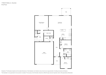Floor plan 1 for 17490 W Molly Ln