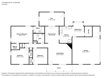 Floor plan 1 for 175 Sagebrush Rd