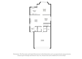 Floor plan 1 for 1751 Forest Walk Dr