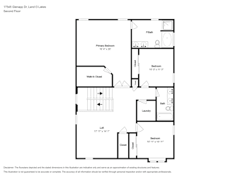 Floor plan 2 for 17545 Glenapp Dr