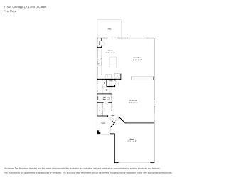 Floor plan 1 for 17545 Glenapp Dr
