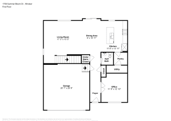 Floor plan 1 for 1759 Summer Bloom Dr