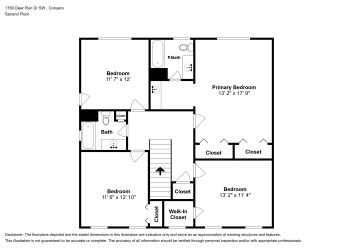 Floor plan 4 for 1760 Deer Run Dr SW