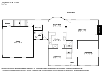 Floor plan 3 for 1760 Deer Run Dr SW