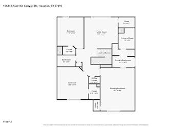 Floor plan 2 for 17634 S Summit Canyon Dr