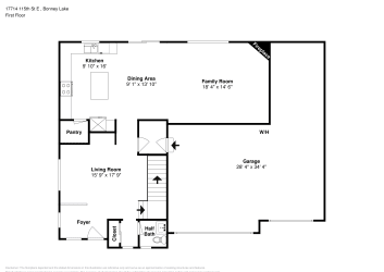 Floor plan 1 for 17714 115th St E