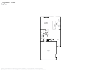 Floor plan 1 for 1776 Emerson Ct